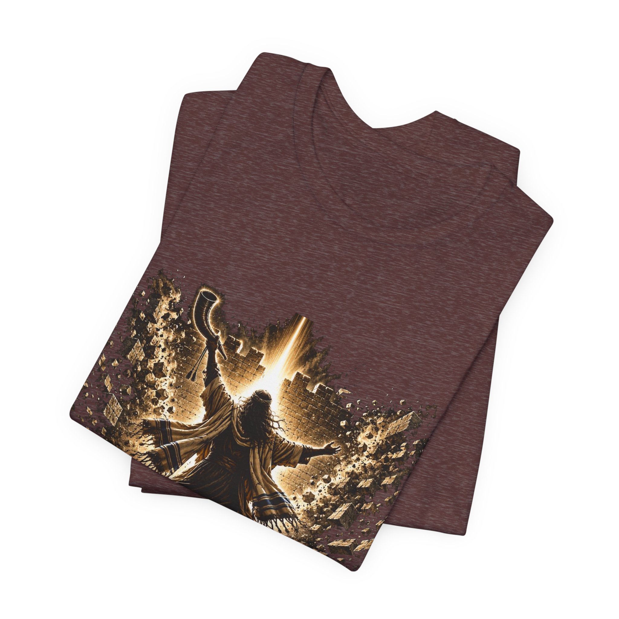 Breaking The Walls Down Tee — Joshua 6 × WWE 43 Breaking The Walls Down Tee — Joshua 6 × WWE - Image 43