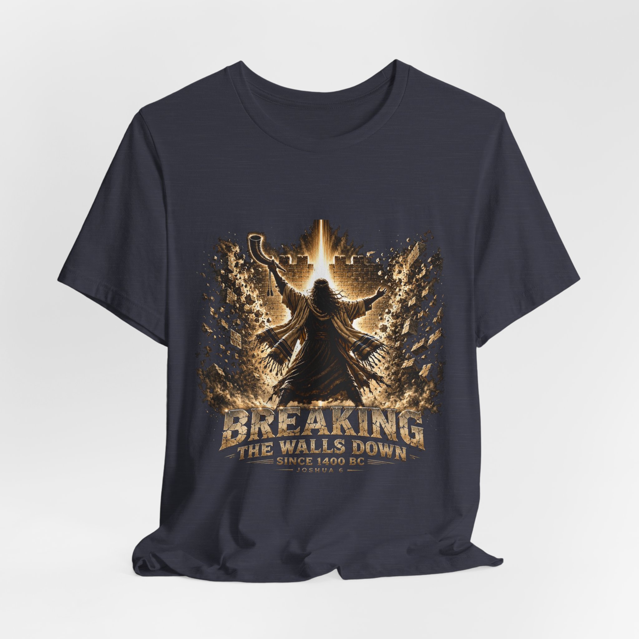 Breaking The Walls Down Tee — Joshua 6 × WWE 36 Breaking The Walls Down Tee — Joshua 6 × WWE - Image 36