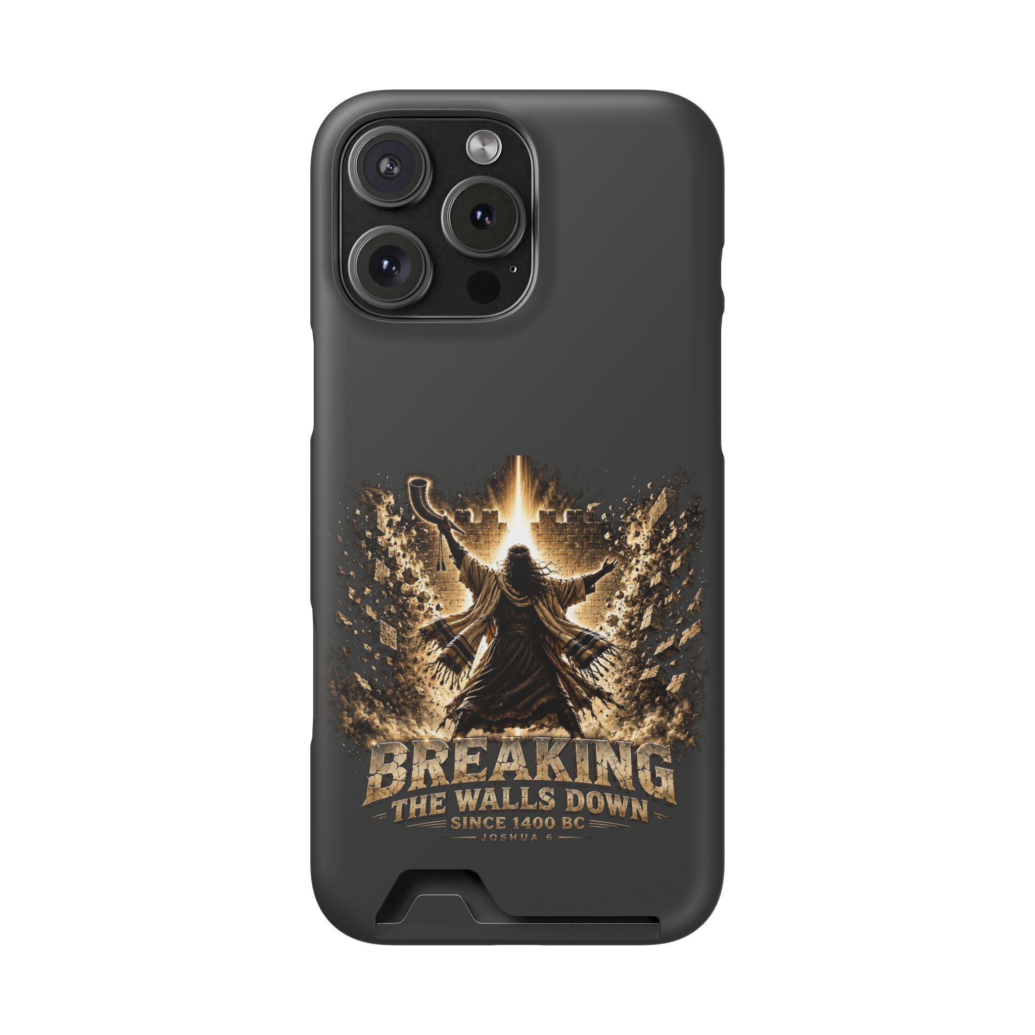 Breaking The Walls Down Phone Case — Joshua 6 × WWE 132 Breaking The Walls Down Phone Case — Joshua 6 × WWE - Image 132