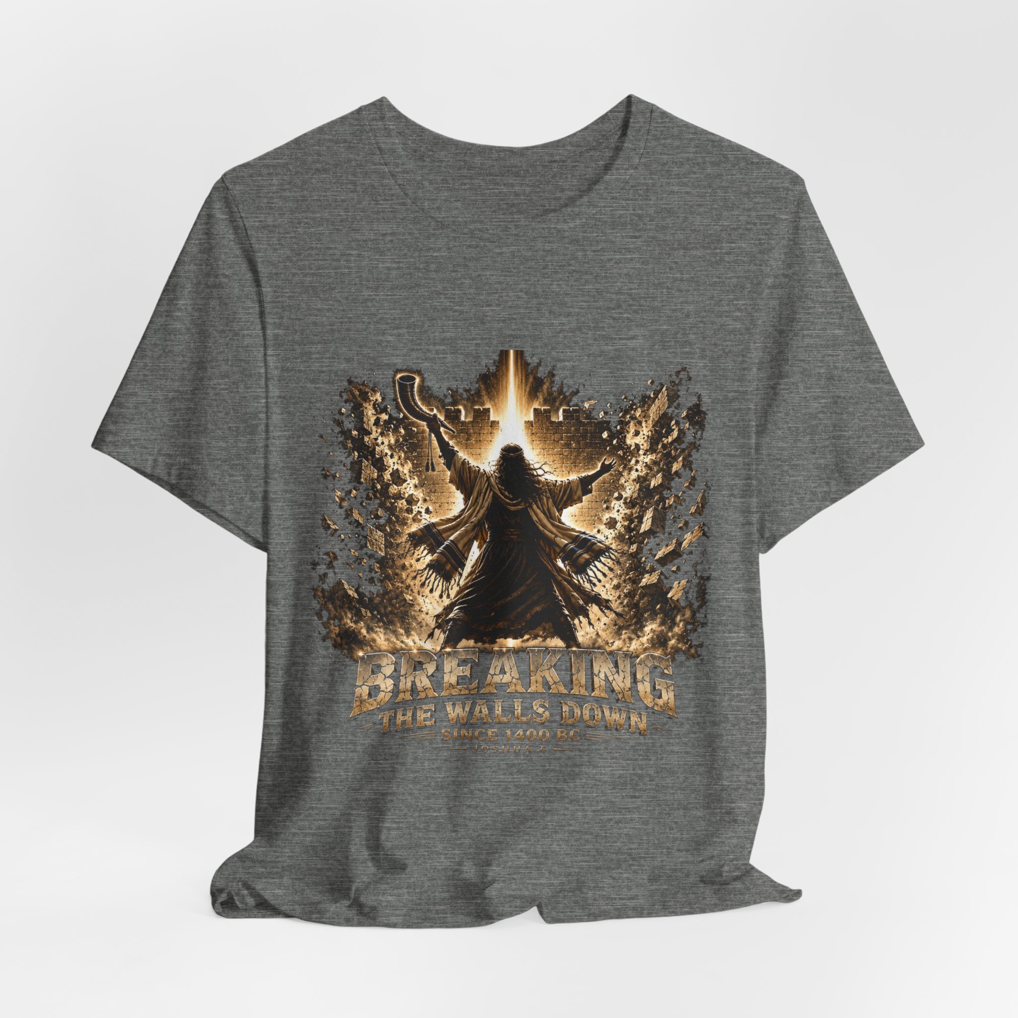 Breaking The Walls Down Tee — Joshua 6 × WWE 8 Breaking The Walls Down Tee — Joshua 6 × WWE - Image 8