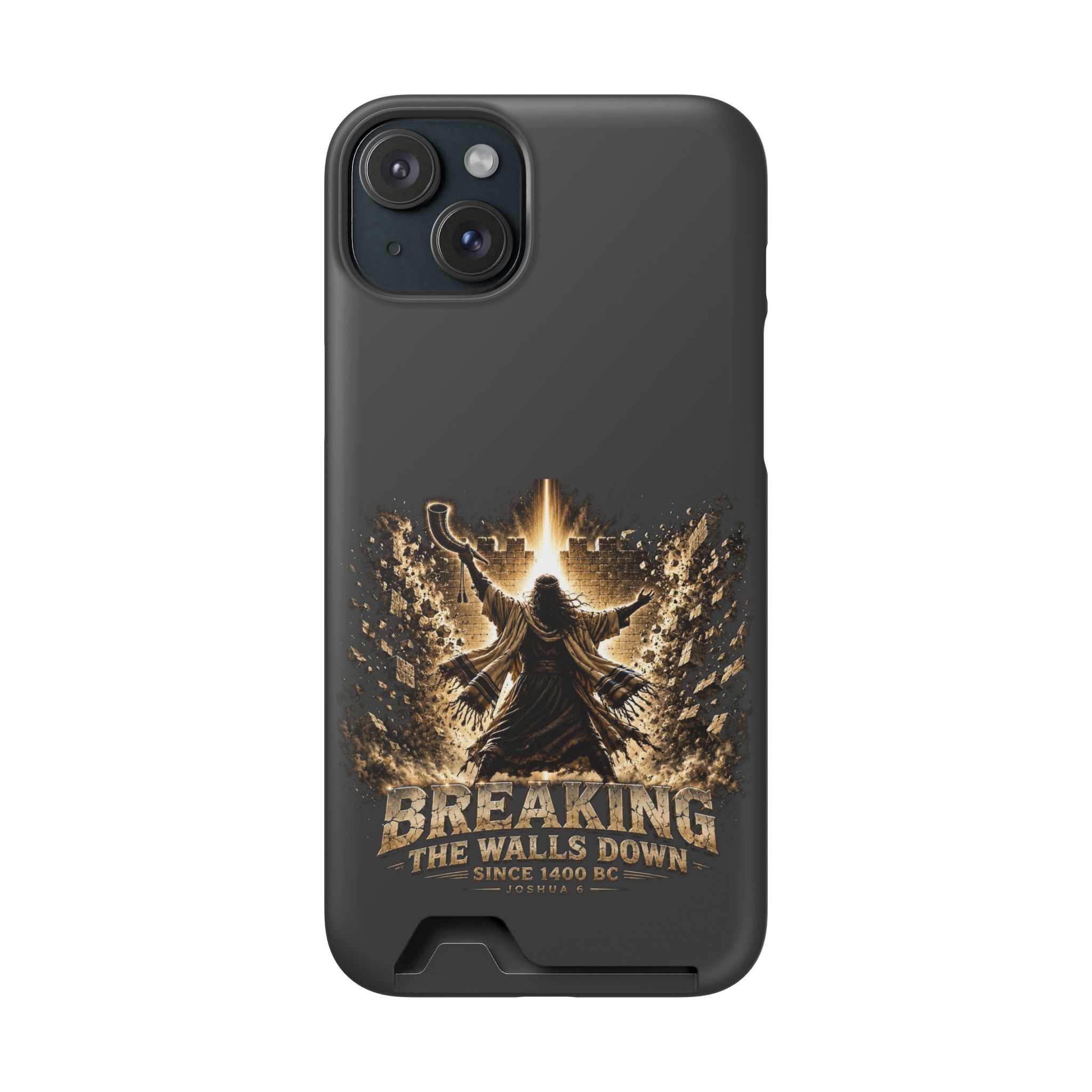 Breaking The Walls Down Phone Case — Joshua 6 × WWE 122 Breaking The Walls Down Phone Case — Joshua 6 × WWE - Image 122
