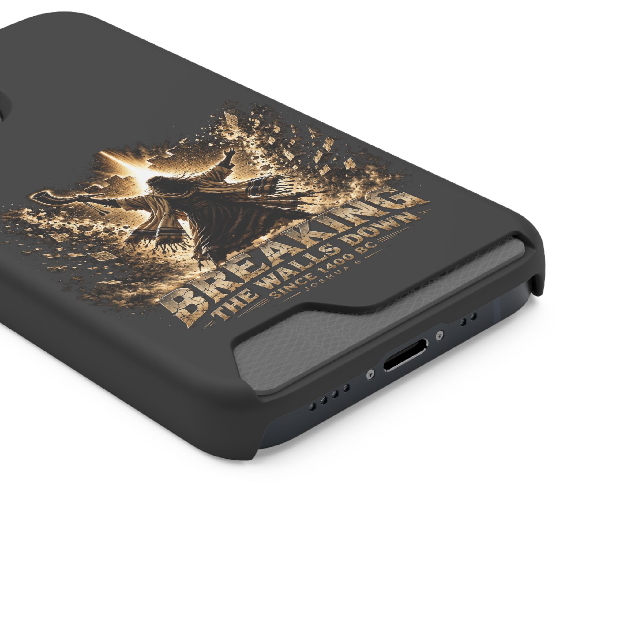 Breaking The Walls Down Phone Case — Joshua 6 × WWE 47 Breaking The Walls Down Phone Case — Joshua 6 × WWE - Image 47