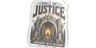 Hall of Justice Acrylic Standee — 1 Kings 7:7 × SuperFriends