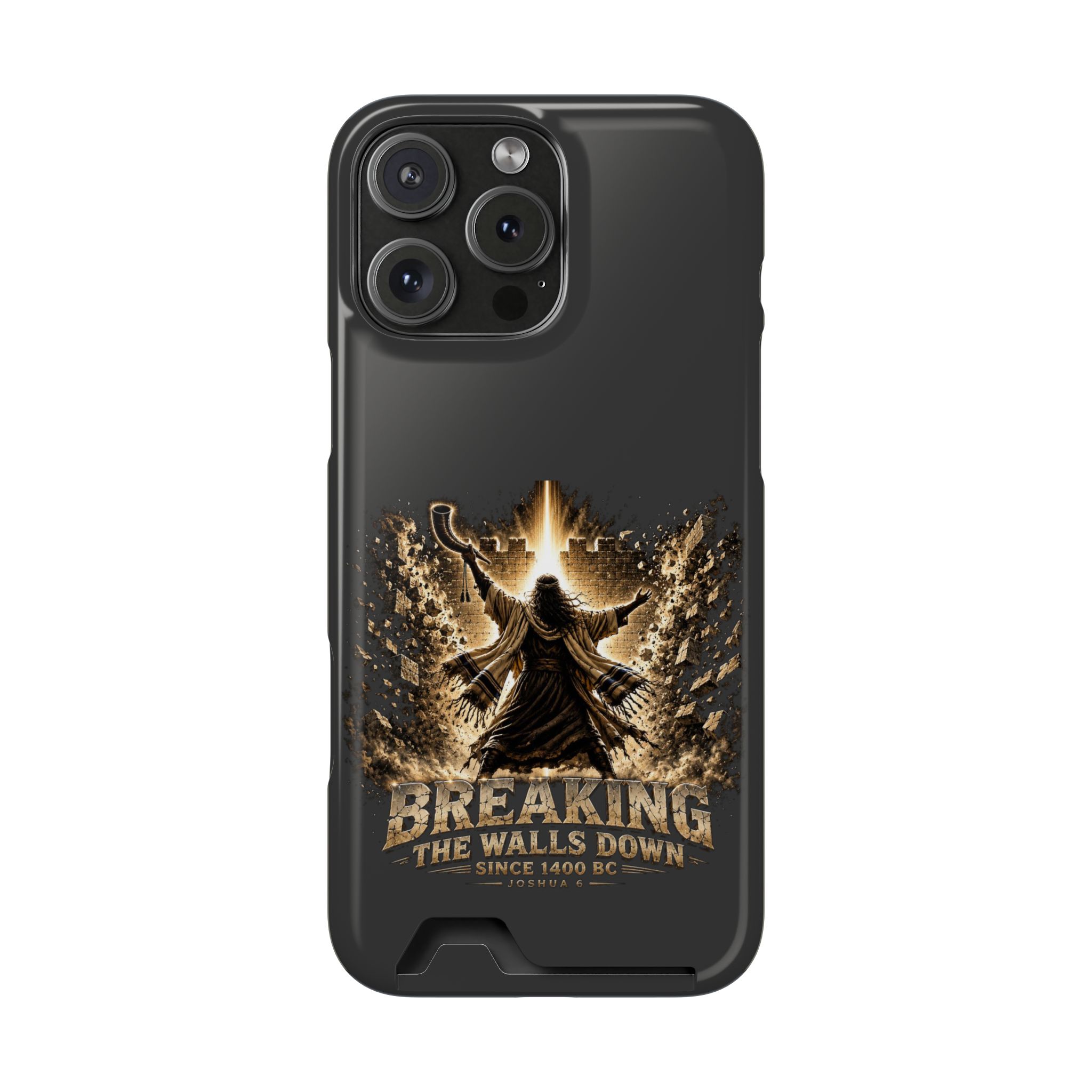 Breaking The Walls Down Phone Case — Joshua 6 × WWE 131 Breaking The Walls Down Phone Case — Joshua 6 × WWE - Image 131