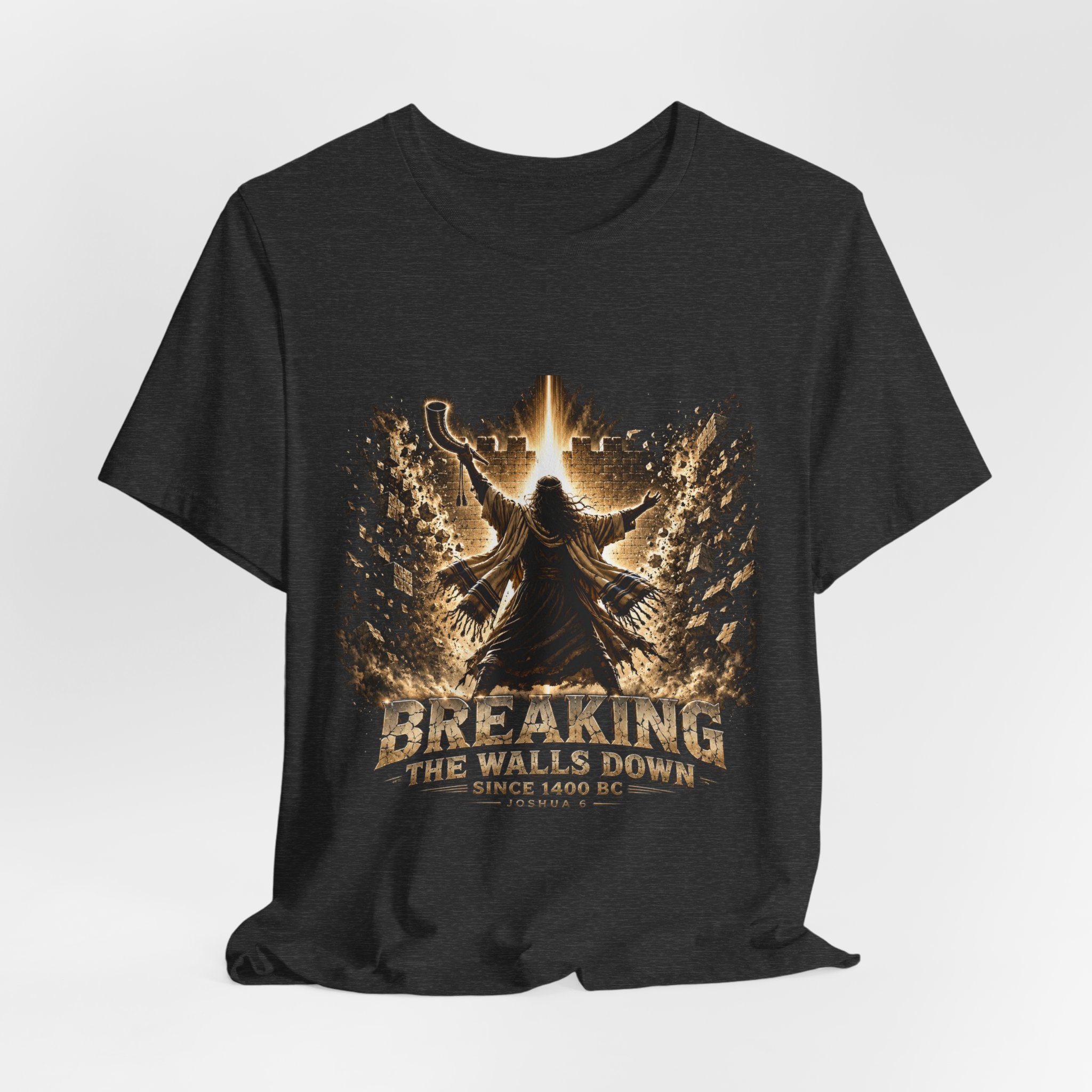 Breaking The Walls Down Tee — Joshua 6 × WWE 4 Breaking The Walls Down Tee — Joshua 6 × WWE - Image 4