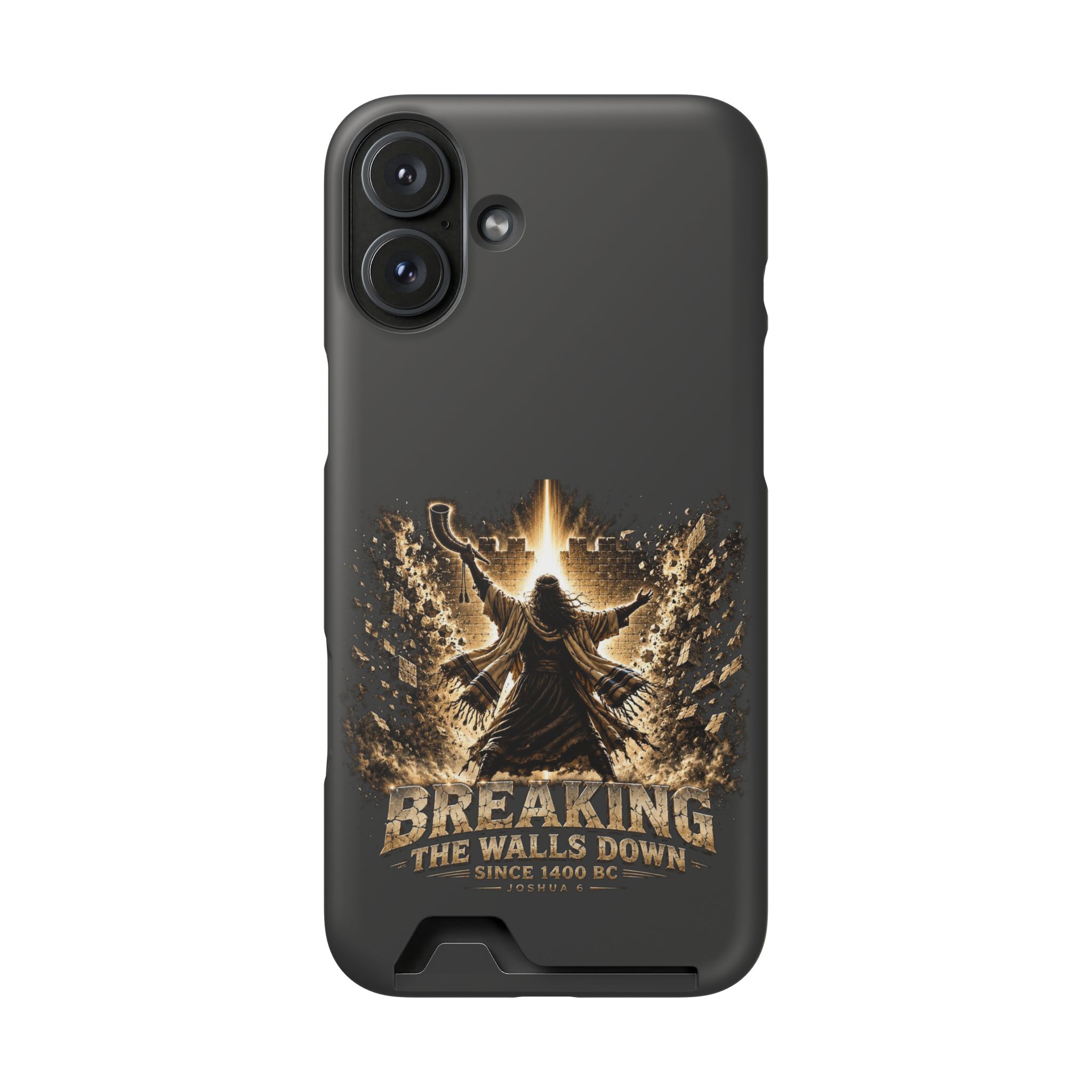 Breaking The Walls Down Phone Case — Joshua 6 × WWE 130 Breaking The Walls Down Phone Case — Joshua 6 × WWE - Image 130