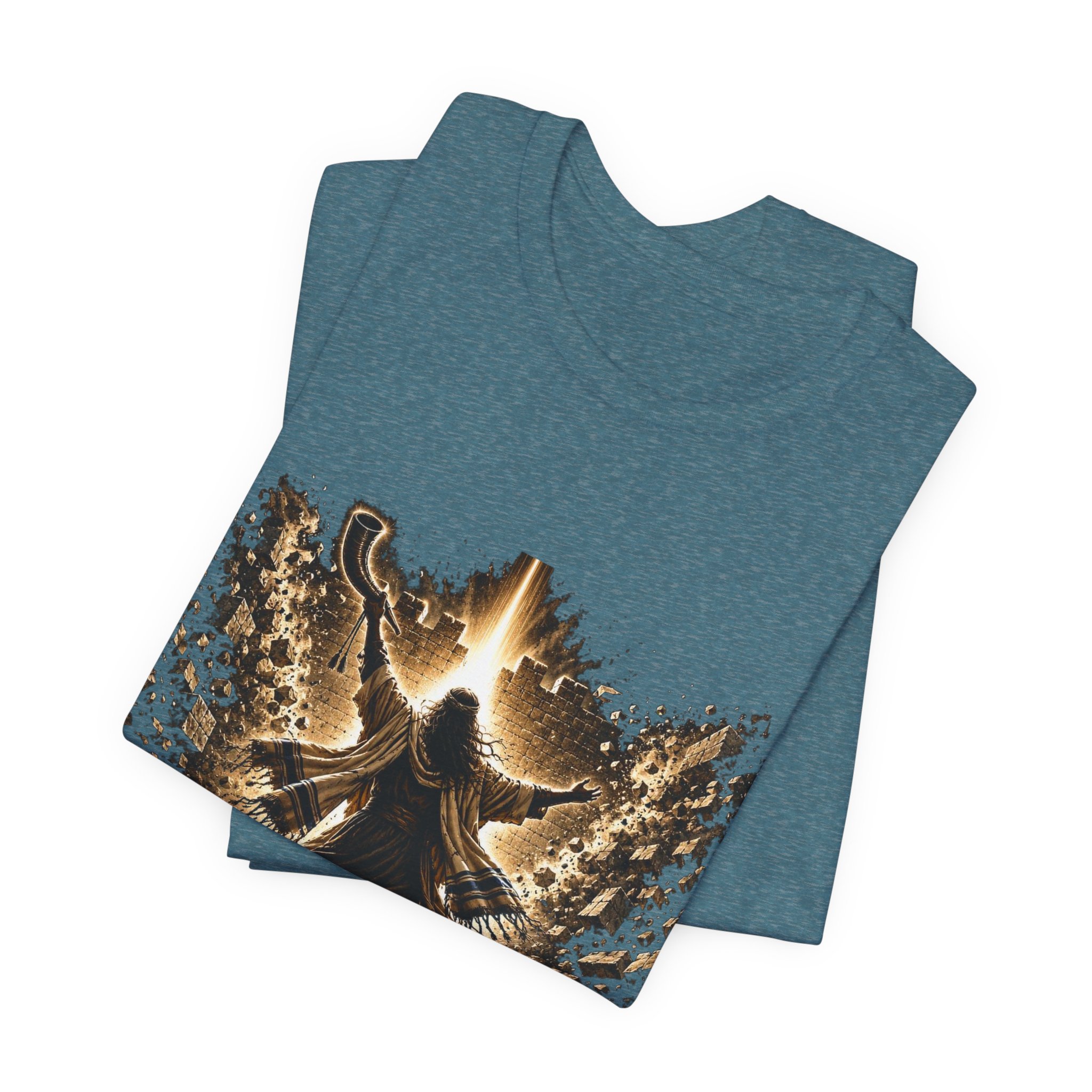 Breaking The Walls Down Tee — Joshua 6 × WWE 27 Breaking The Walls Down Tee — Joshua 6 × WWE - Image 27