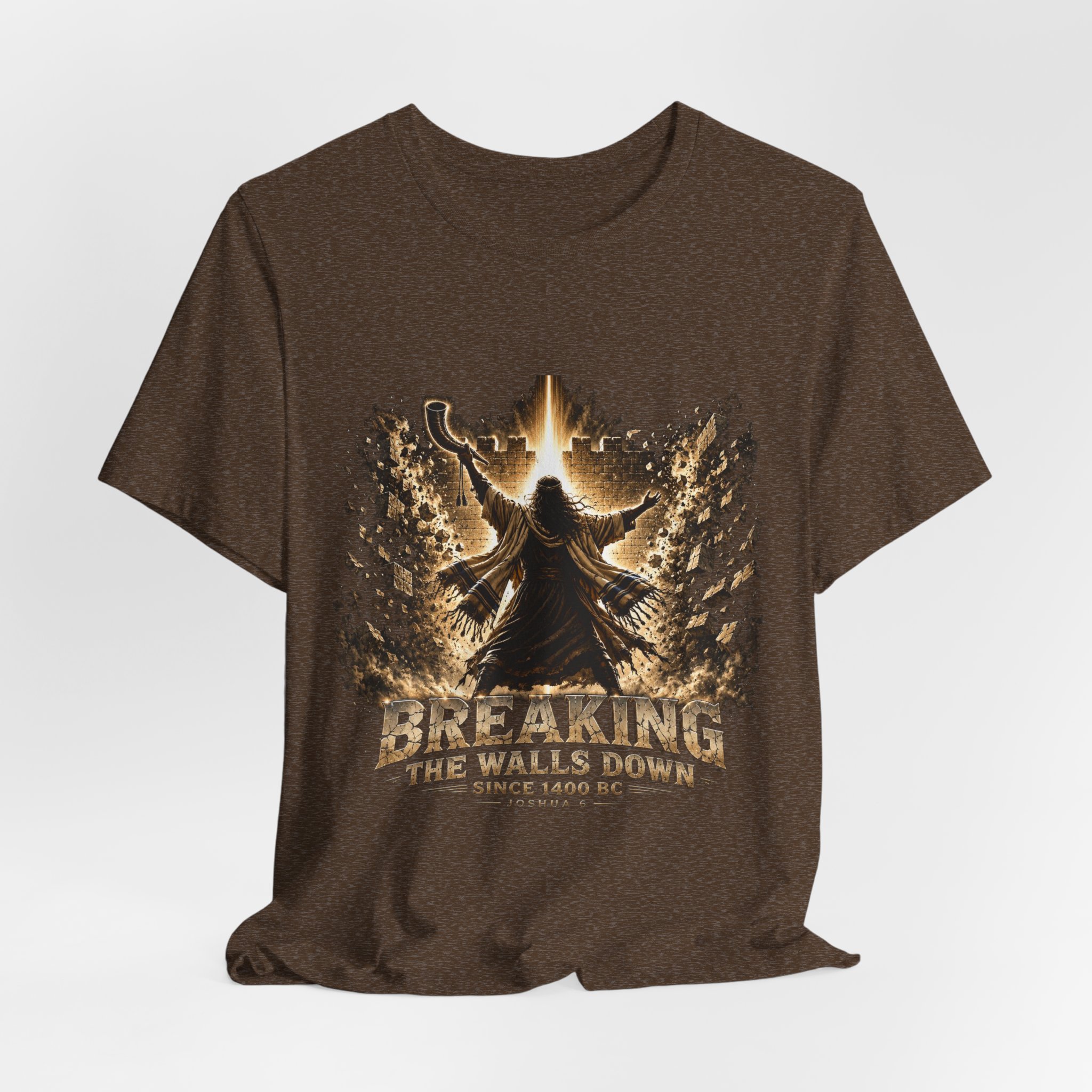 Breaking The Walls Down Tee — Joshua 6 × WWE 16 Breaking The Walls Down Tee — Joshua 6 × WWE - Image 16