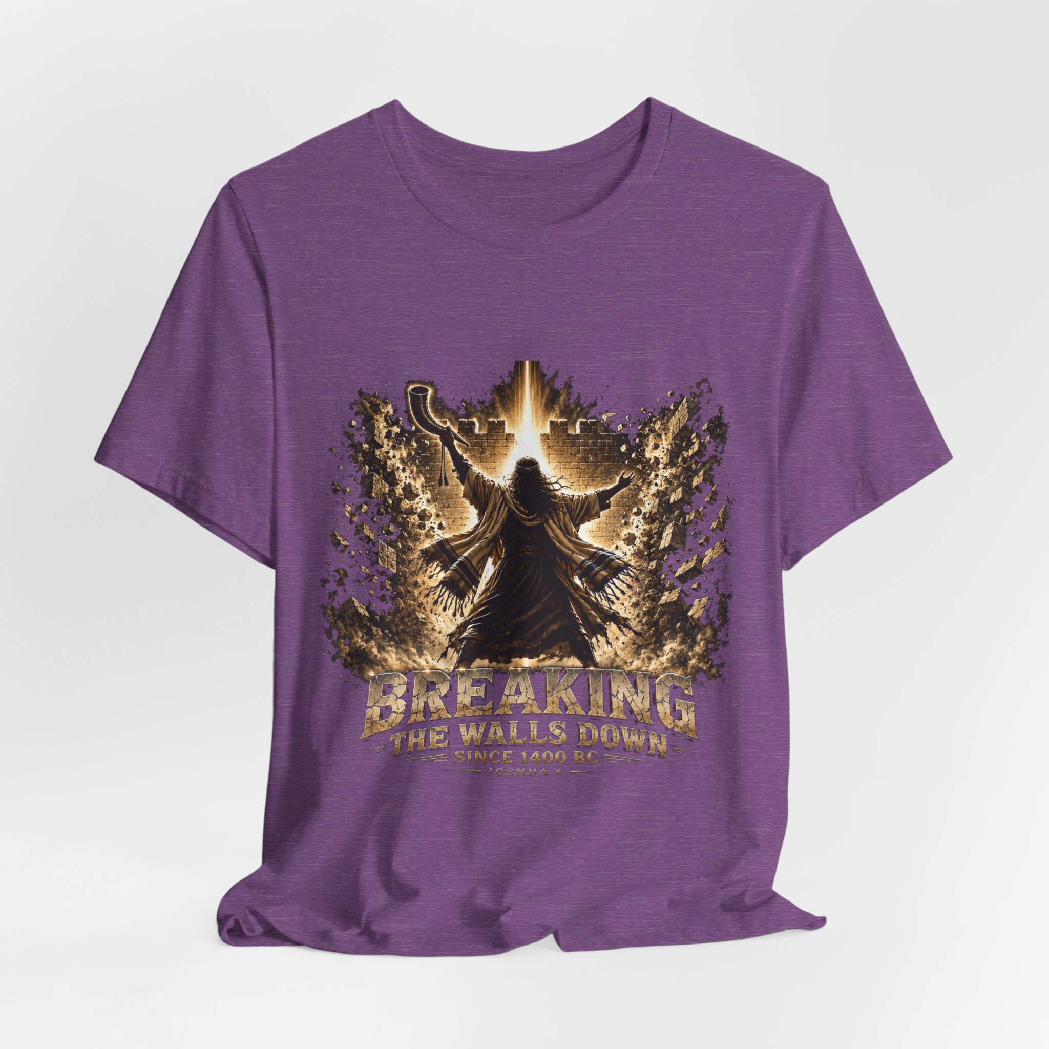 Breaking The Walls Down Tee — Joshua 6 × WWE 40 Breaking The Walls Down Tee — Joshua 6 × WWE - Image 40