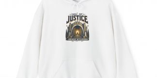 Hall of Justice Hoodie — 1 Kings 7:7 × SuperFriends
