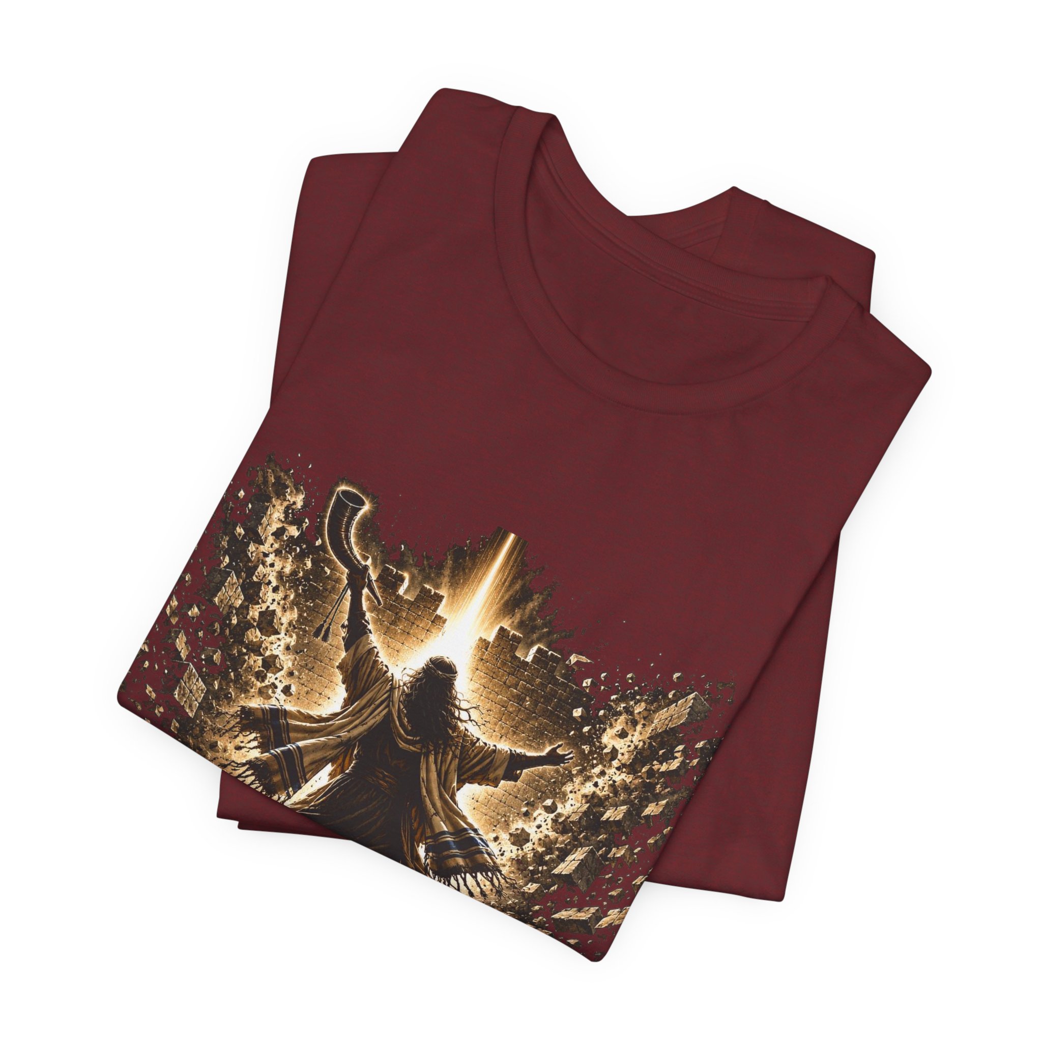 Breaking The Walls Down Tee — Joshua 6 × WWE 47 Breaking The Walls Down Tee — Joshua 6 × WWE - Image 47