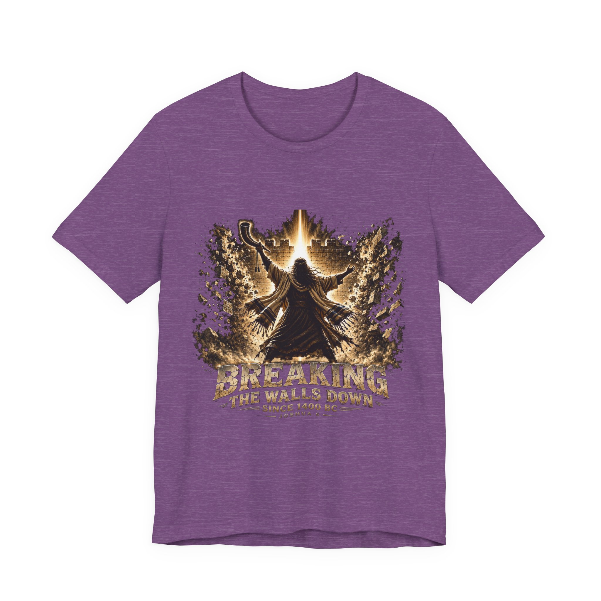 Breaking The Walls Down Tee — Joshua 6 × WWE 37 Breaking The Walls Down Tee — Joshua 6 × WWE - Image 37