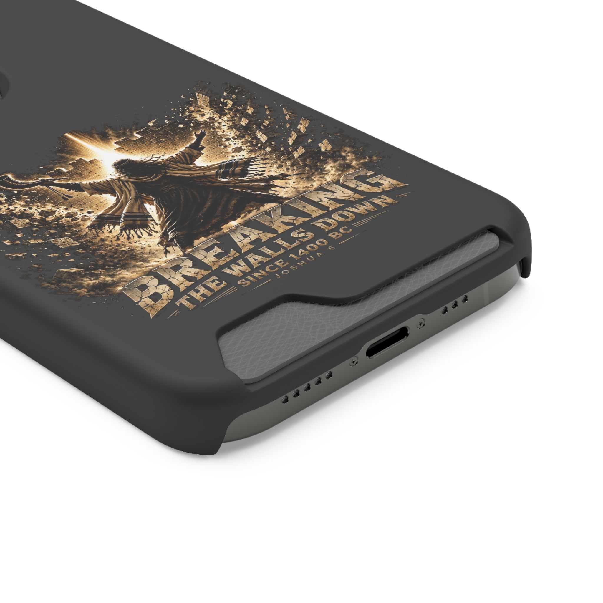 Breaking The Walls Down Phone Case — Joshua 6 × WWE 57 Breaking The Walls Down Phone Case — Joshua 6 × WWE - Image 57